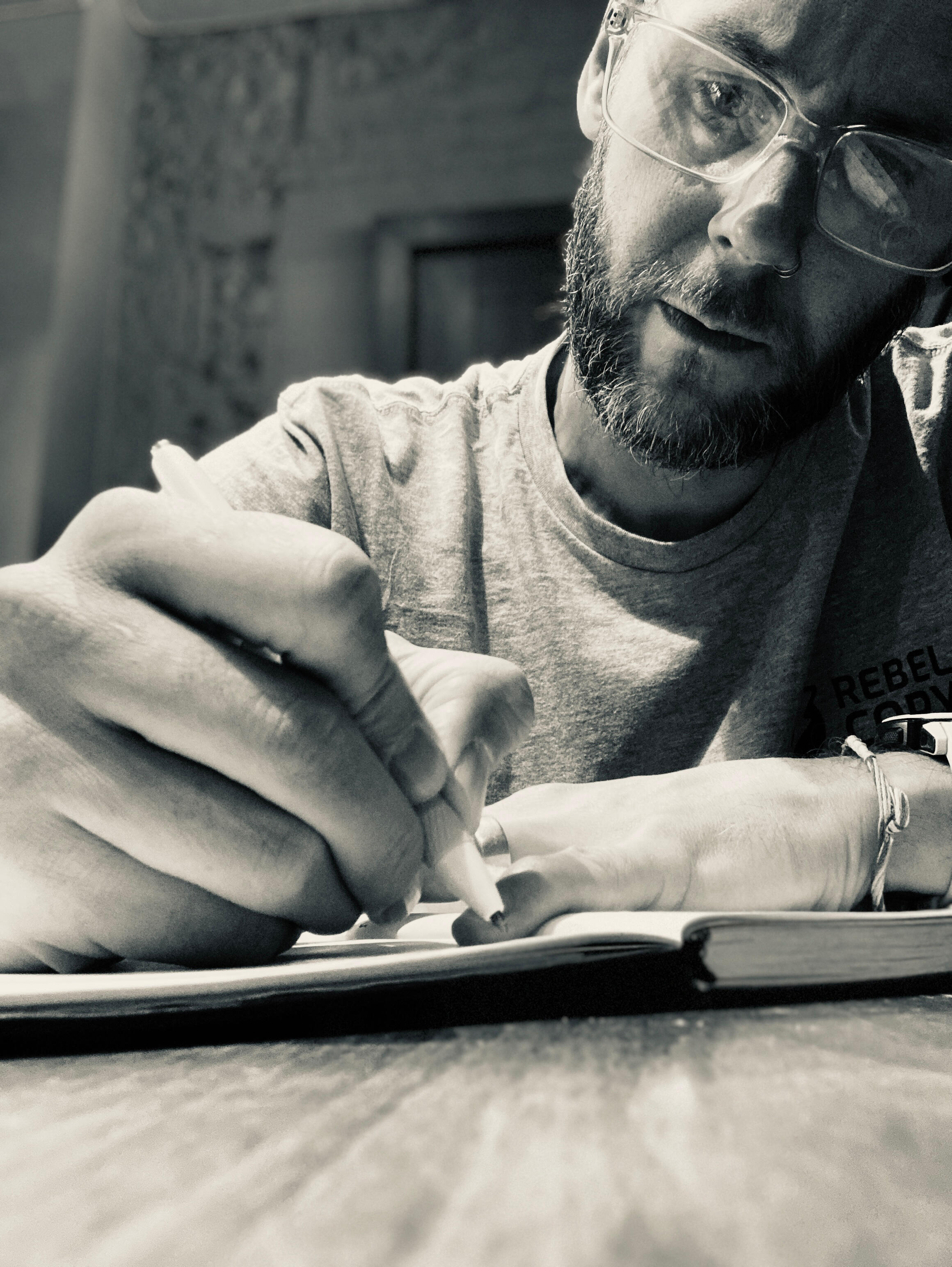 Al thinking about writing