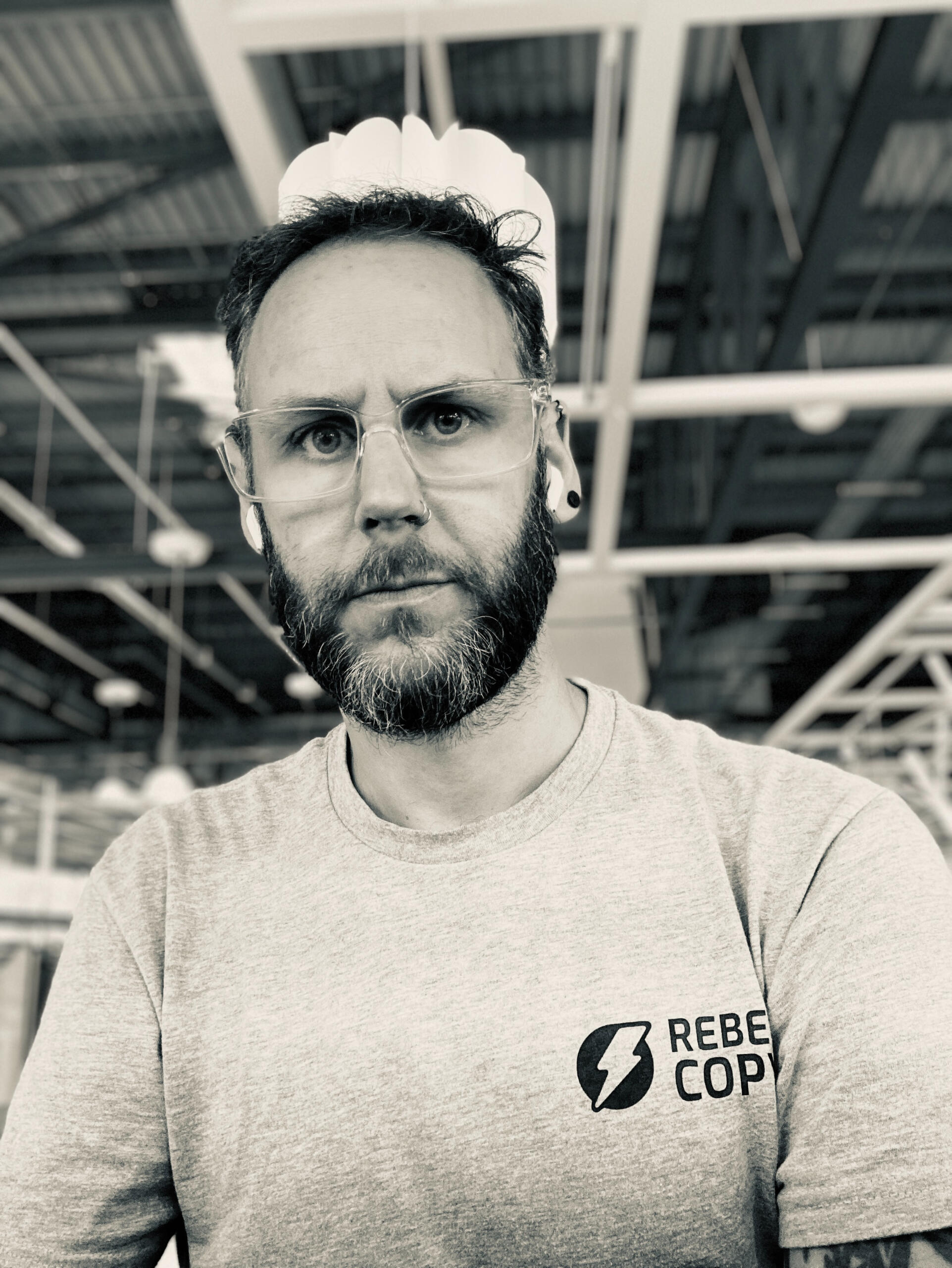 Wall art that says "Punch today in the face." (Photo from Unsplash)