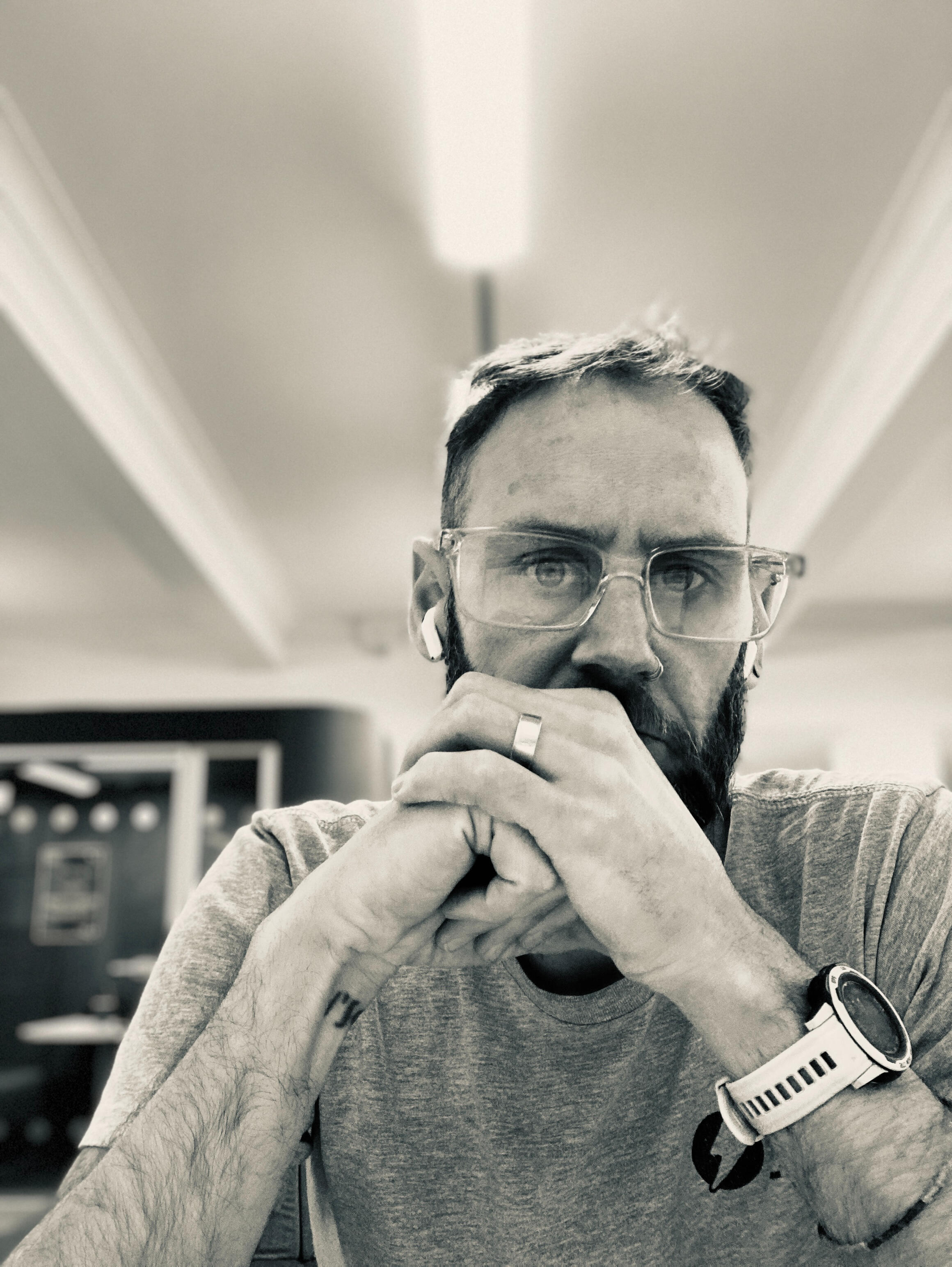 Wall art that says "Punch today in the face." (Photo from Unsplash)